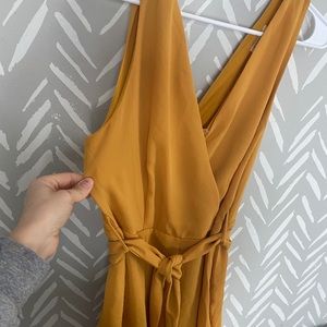 Mustard jumpsuit
